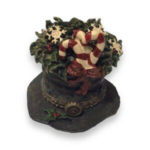 Boyds Bears & Friends Snowy's Winter Magic Blizzard McNibble Hinged Box -Retired